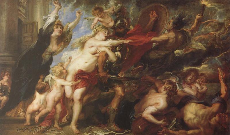 Peter Paul Rubens The moral of the outbreak of war oil painting image